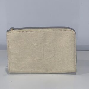 Christian DIOR Beige Toiletry Cosmetic pouch bag